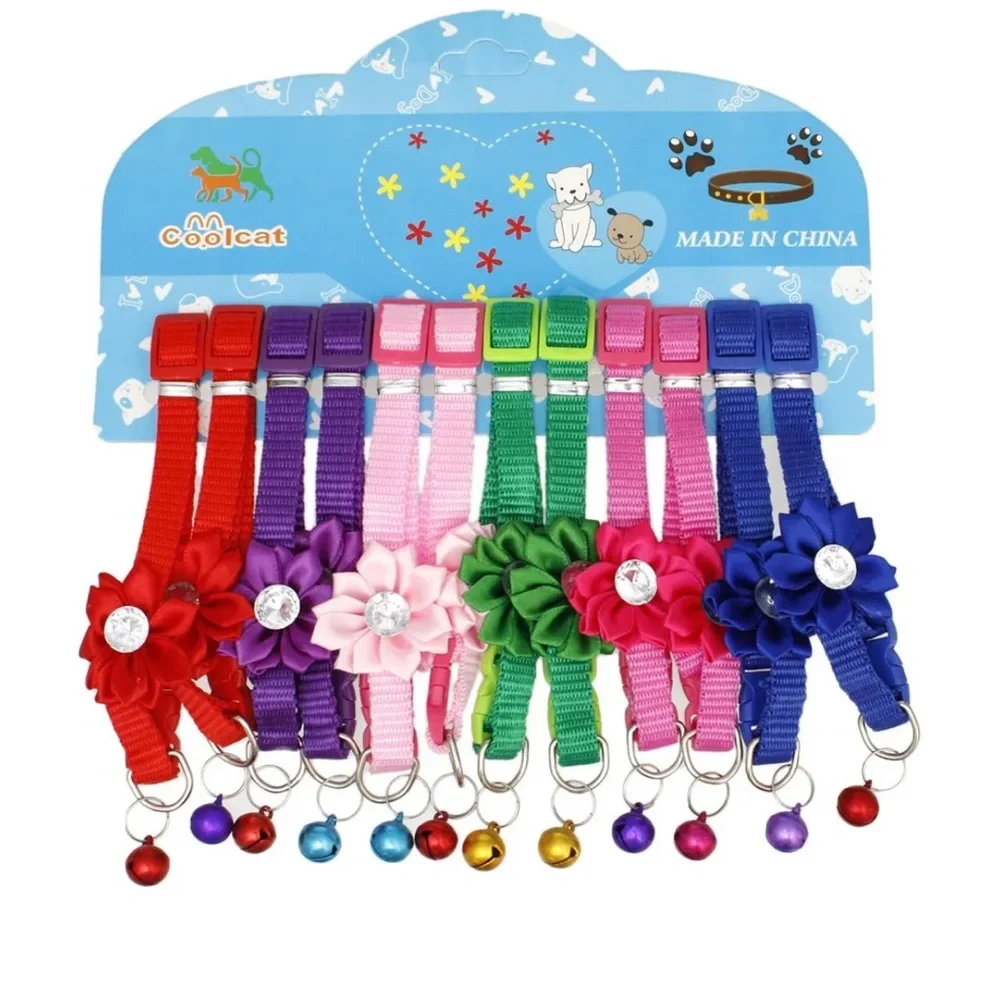 Flower Small Pet Dog Cat Nylon Collar